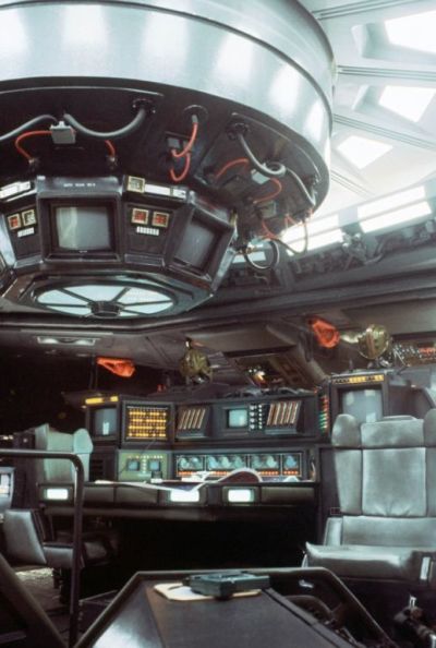 "The interior of the Nostromo was so believable," HR Giger told Famous Monsters, "I hate these new-looking spacecraft. You feel like they're just built for the movie you're seeing. They don't look real."
