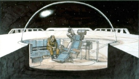 Ron Cobb's design of the observation dome.