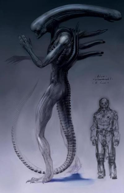 Concept of the Engineer-Alien.