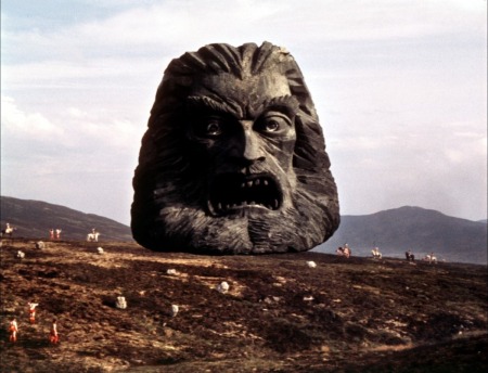 A giant head featured in John Boorman's Zardoz (1974).